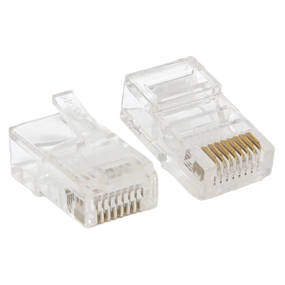 Коннектор RJ-45 TERACOM неэкранированный 8P8C Cat.5E универсальный (упак.50шт)