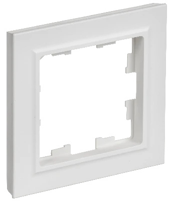 BRITE Рамка 1-местная РУ-1-БрАБ арктический белый IEK
