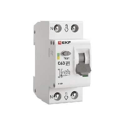 Устройство защиты от дугового пробоя (УЗДП) с автоматическим выключателем 1P+N 63А (C) 6кА PROxima