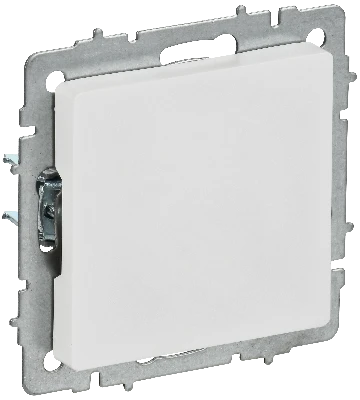 BRITE Заглушка с суппортом МЗ10-БрАБ арктический белый IEK