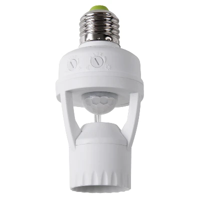 Датчик движения в патрон E27 ДДП01 360град 60Вт 3-2000Лк 6м 10-300сек