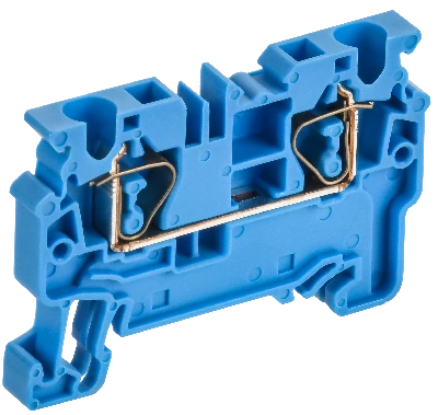 ARMAFIX Клемма пружинная CX4 BU 4мм2 проходная синяя IEK