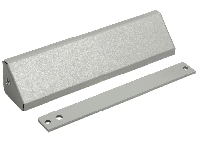 Комплект монтажа для крепления замка AL-400 с декоративным кожухом и планкой М400, цвет серый