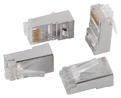 Разъём RJ-45 FTP для кабеля кат.5Е (20шт) (CT)