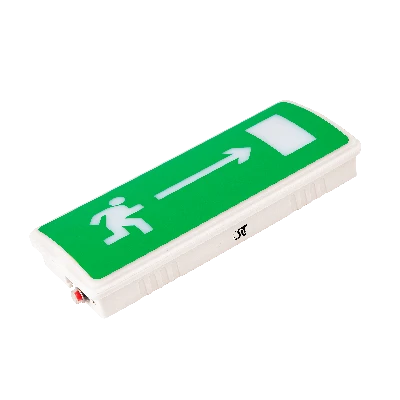 Cветильник аварийного освещения PL-0131A с эвакуационной пиктограммой Человек вправо в дверь (пост. и/или непост. (AC/DC) режимы свечения, зел.ф.)