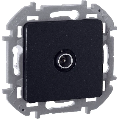 Розетка TV проходная 14 дБ 5 862 мГц INSPIRIA антрацит