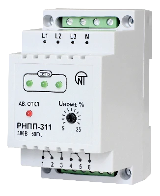 Реле напряжения трехфазное РНПП-311-0 АПВ - 0 сек.