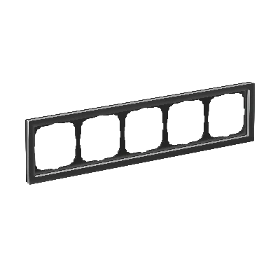 ARTGALLERY PURE 5-постовая РАМКА, МАТОВОЕ ОРГАНИЧЕСКОЕ СТЕКЛО ЧЕРНЫЙ