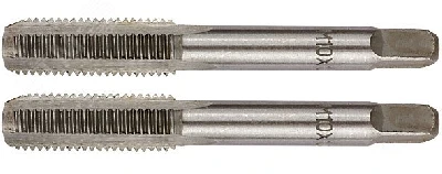 Метчики ручные, комплект 2 шт М8 х 1.0 мм