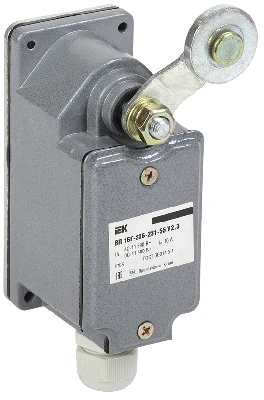 Выключатель концевой ВП 16Г-23Б-231-55 У2.3, рычаг с роликом, ход вправо, cамовозврат, 1з+1р, IP55