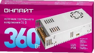 Драйвер 360w OD-P360-IP20-24V