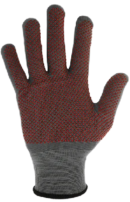 Перчатки нейлоновые бесшовные с ПВХ точечным покрытием ArmProtect 6101 р.8
