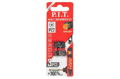 Бита ударная   PZ2x25 мм 3 шт в уп.