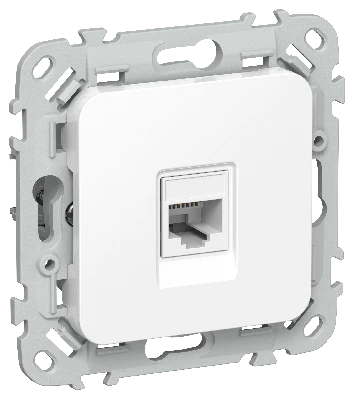 FLITE Розетка компьютерная RJ45 категория 6 UTP РК6-1-0-ФлБ белый IEK