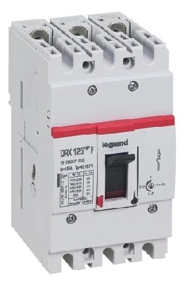 Автоматический выключатель DRX 125 HP TM Рег 3П 80A 25кА