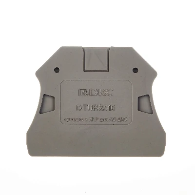 Изолятор торцевой для клемм TUR-2.5...10, серый