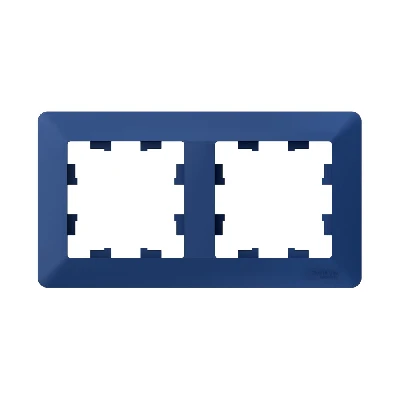 ATLASDESIGN AIR 2-постовая РАМКА, АКВАМАРИН/дымчатый черный