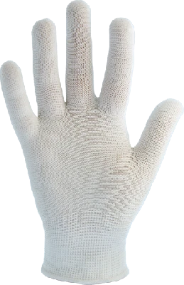Перчатки нейлоновые бесшовные белые ArmProtect 6220 р.9