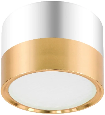 Подсветка светодиодная накладная под GX53 OL7 GX53 GD/CH алюминий цвет золото+хром