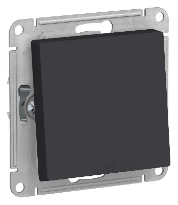 ATLASDESIGN AQUA 1-клавишный ПЕРЕКЛЮЧАТЕЛЬ IP44, сх.6, 10АХ, механизм, КАРБОН