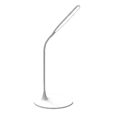 Светильник светодиодный настольный 8 Вт 500 лм 3500-5500К AC 220В Белый IP20 Пластик гибкая стойка сенсорное управление яркости и температуры освещения Qplus Gauss