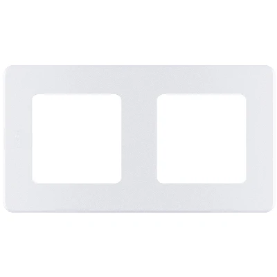 Рамка 2-местная жемчуг INSPIRIA