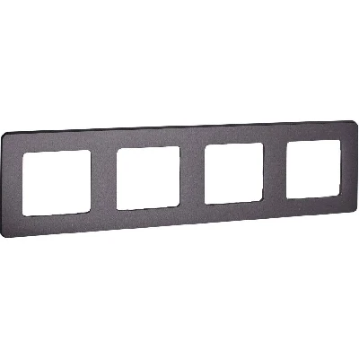 Рамка 4-местная дымчатый INSPIRIA