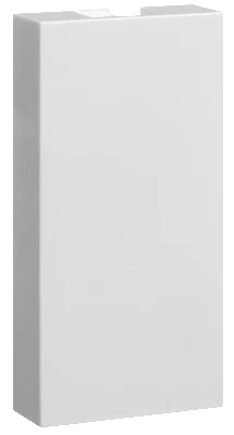 Заглушка -  1 модуль - белый