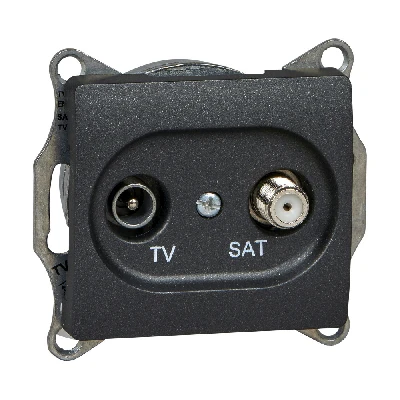 Розетка GLOSSA TV-SAT оконечная 1DB механизм