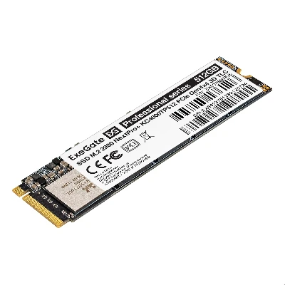 Накопитель SSD M.2 2280 512 ГБ, NextPro+ KC4000, PCIe Gen4x4, NVMe, 3D TLC, до 7000/5500 МБ/с