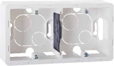 Коробка накладного монтажа 2 поста INSPIRIA белый