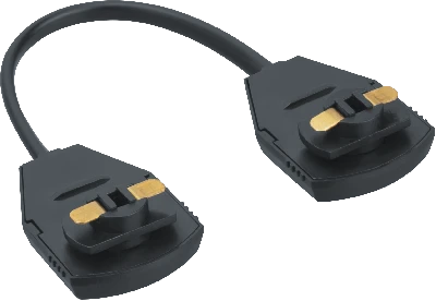 Коннектор гибкий черный для шинопровода NLT-C-1L-AS2-BL-F