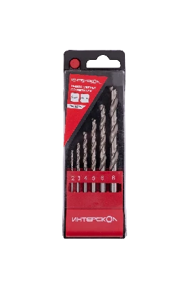 Набор сверел по металлу из быстрорежущей стали HSS-G 6 шт