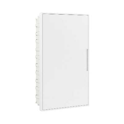 Щиток 36 мод встраиваемый FRAME ЩРв-П-36, белый, с белой дверцей, с 4  шинами PEN (2шт на 8 отв. и 2шт на 10 отв.) F36B1WW DKC