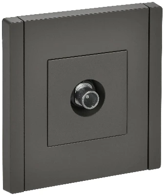 FORTE&PIANO Розетка TV проходная FP329 серый IEK