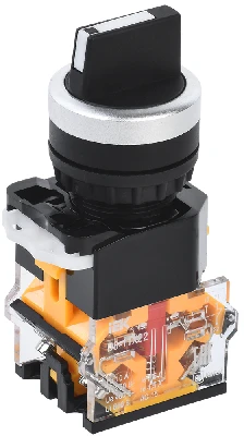 Переключатель D8-11X22 на 2 положения 1з+1р черный