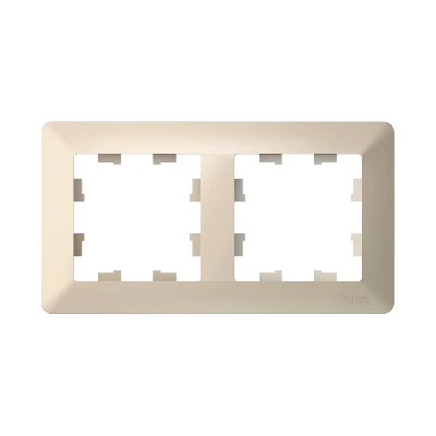 ATLASDESIGN AIR 2-постовая РАМКА, БЕЖЕВЫЙ/дымчатый белый