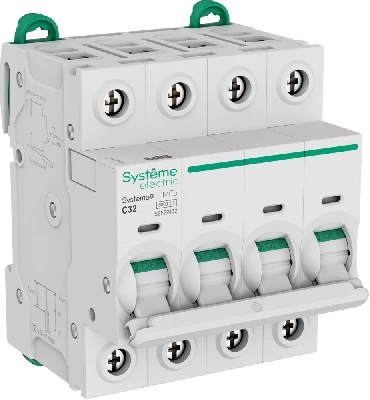 Автоматический выключатель (АВ) C 32A 4P 6kA 400В Systeme9