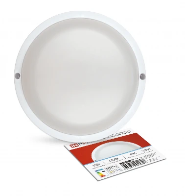 Светильник светодиодный герметичный СПП 1565-КРУГ 15Вт 6500К 1350Лм IP65 140мм IN HOME