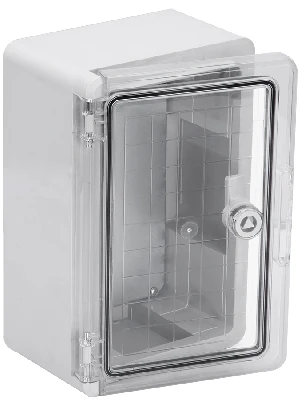 Корпус пластиковый ЩМПп 300х200х130мм прозрачная  дверь УХЛ1 IP65