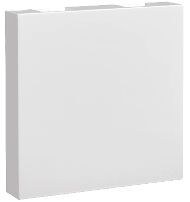 Заглушка -  2 модуля - белый