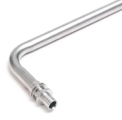 Трубка из. нерж. стали для подкл. радиатора, Г-образная 16/250