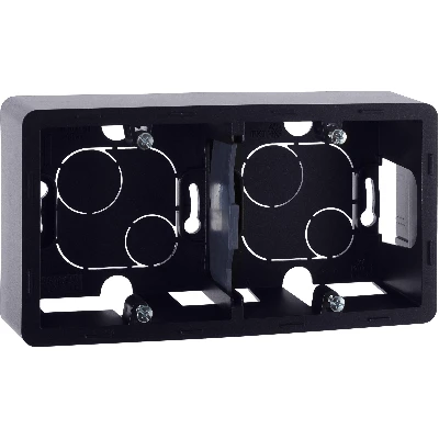 Коробка накладного монтажа 2 поста INSPIRIA антрацит