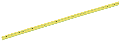 Трубка термоусаживаемая ТТУ 14/7 желто-зеленая (1м)
