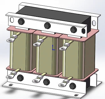 Дроссель входной переменного тока ACI-C-0024-T4, мощность ПЧ, кВт 7.5, номинальный выходной ток, А 24