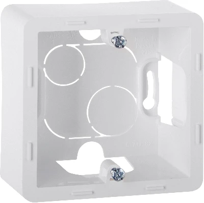 Коробка накладного монтажа 1 пост INSPIRIA белый