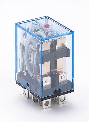 Реле промежуточное 12В AC 2 переключающих контакта 10А ПР-102 с индикацией