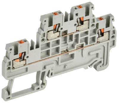 Колодка клеммная CP-ML 2 ур. 1,5мм2 серая IEK