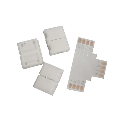 Набор коннекторов для светодиодной RGB ленты 5050 10мм Т-образный RGB 3014/5050/5060/5630 Basic