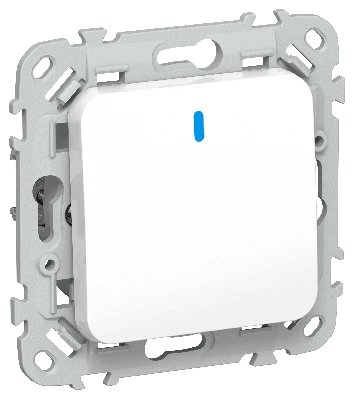 FLITE Выключатель 1-клавишный с индикацией 10А ВС11-1-1-ФлБ белый IEK